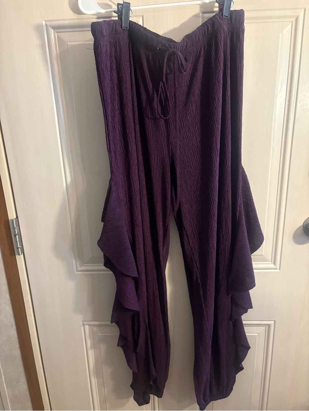Free People Beach Women’s MEDIUM Paradiso pants Vintage Grape Beachy Boho